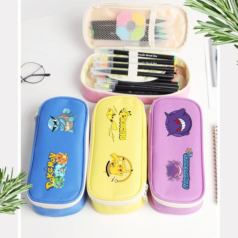 Stationery Office - Pokemons Pikachu Pencil Case Cute Student