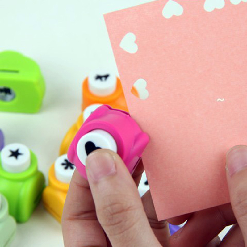 Paper Punch 3 Hole - Mini Flower Hole Punch Tool for