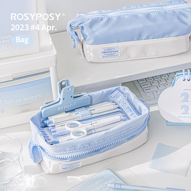 Office Supply Office Stationery Items - Rosyposy Large Capacity Pencil Case Portable