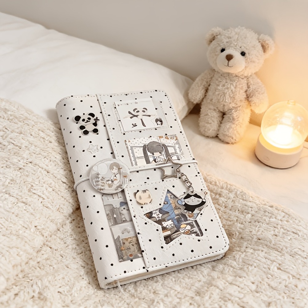 A6 Polka Dot Cloth Binder Note - Graph Paper Pad 评论和价格