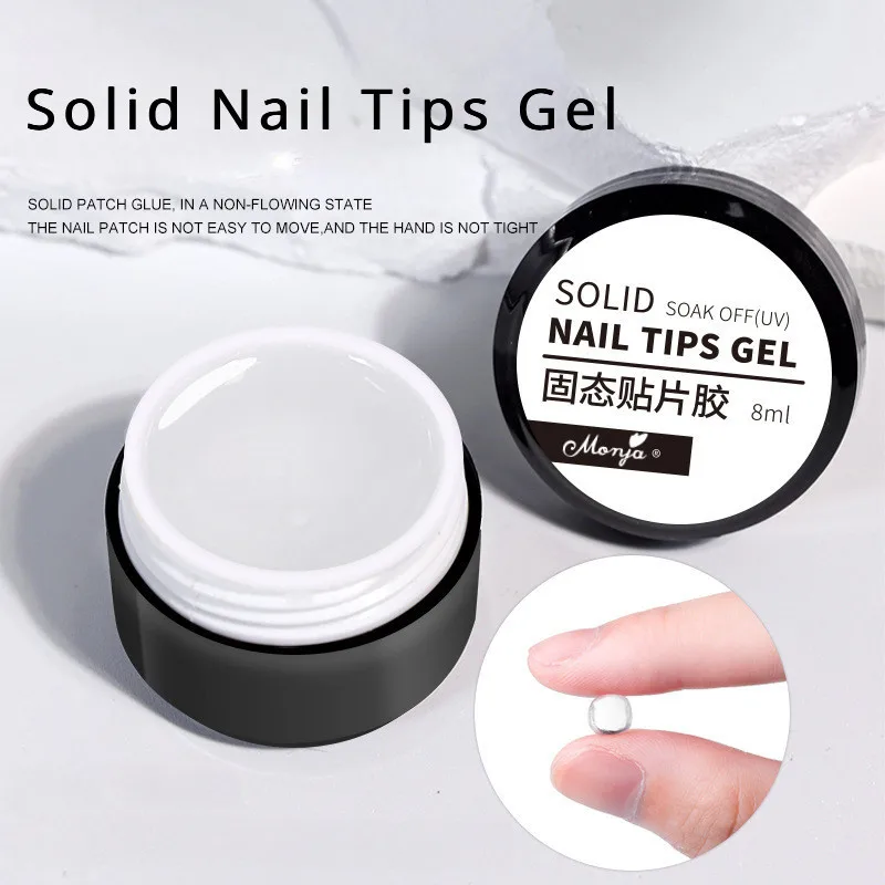 3pcs/set Solid Nail Tips Gel S - Glue Stick Pack 评论和价格