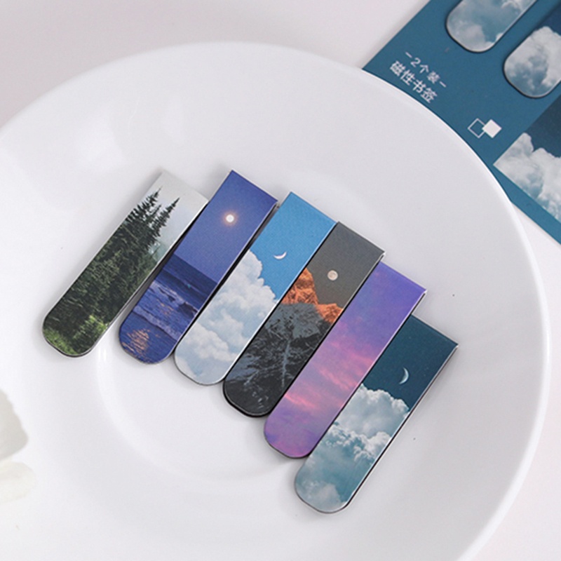2Pcs/Set Magnetic Bookmarks Be - Paperclip Magnetic Set 评论和价格