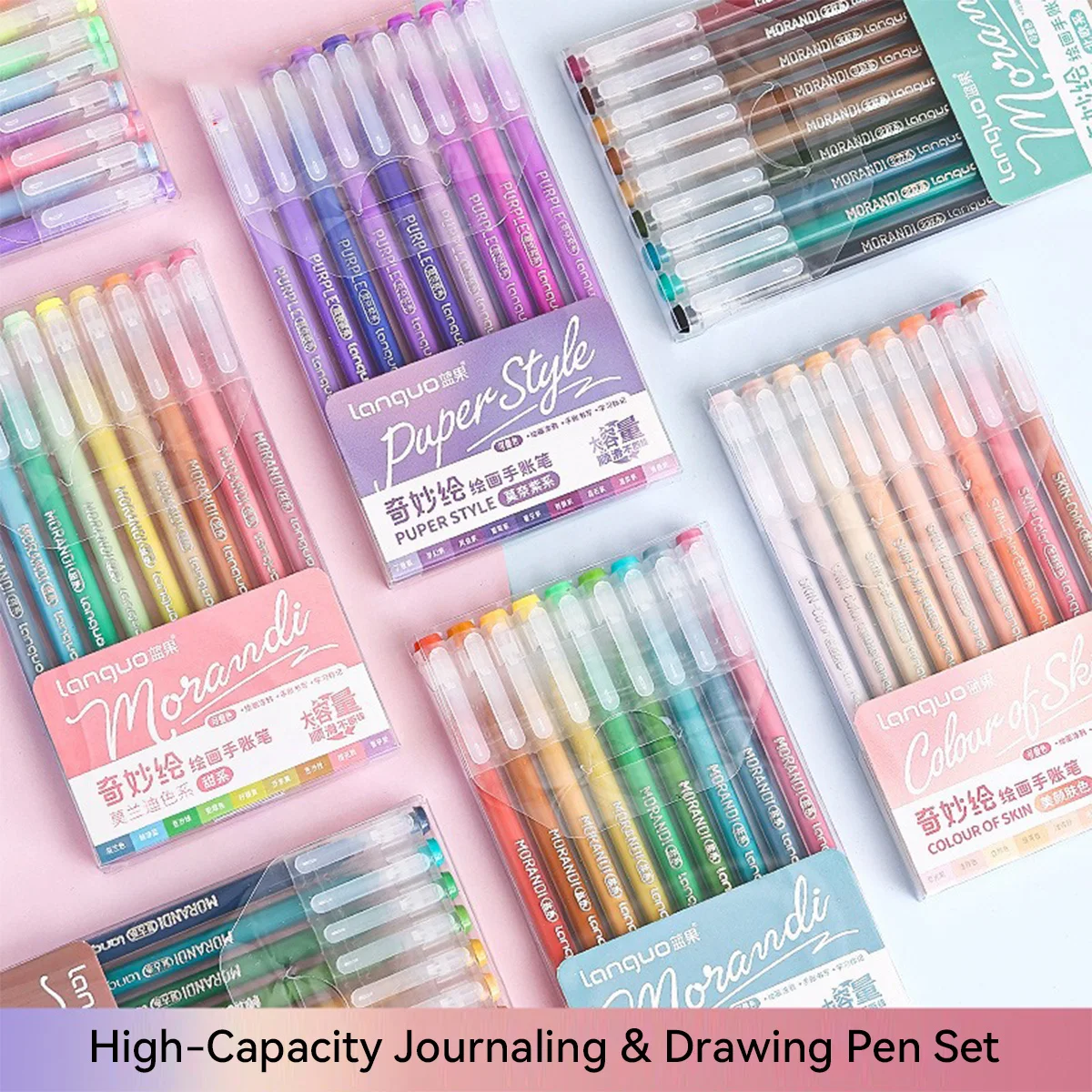 9pcs Set Morandi Color 0.5mm G - Gel Ink Pen Set 评论和价格