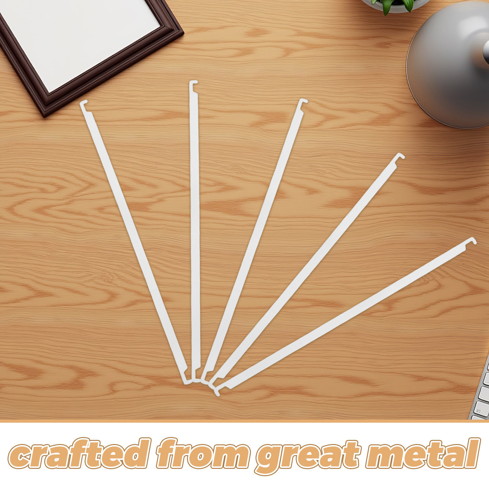 10Pcs Metal File Hanging Rods  - File Folder Hanging 评论和价格