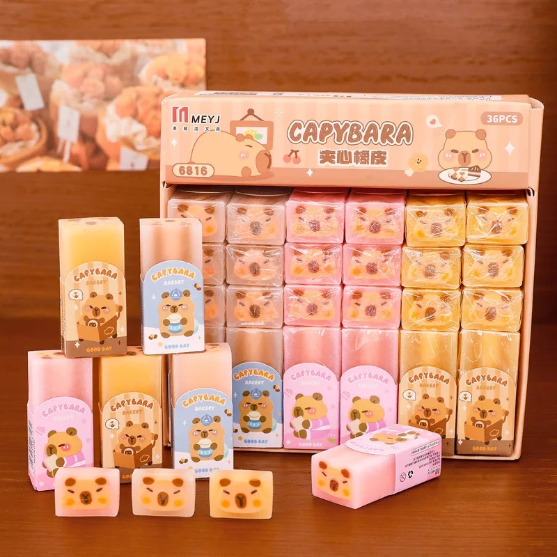 3/15/36Pcs Cute Capybara Sandw - Stationery Office 评论和价格