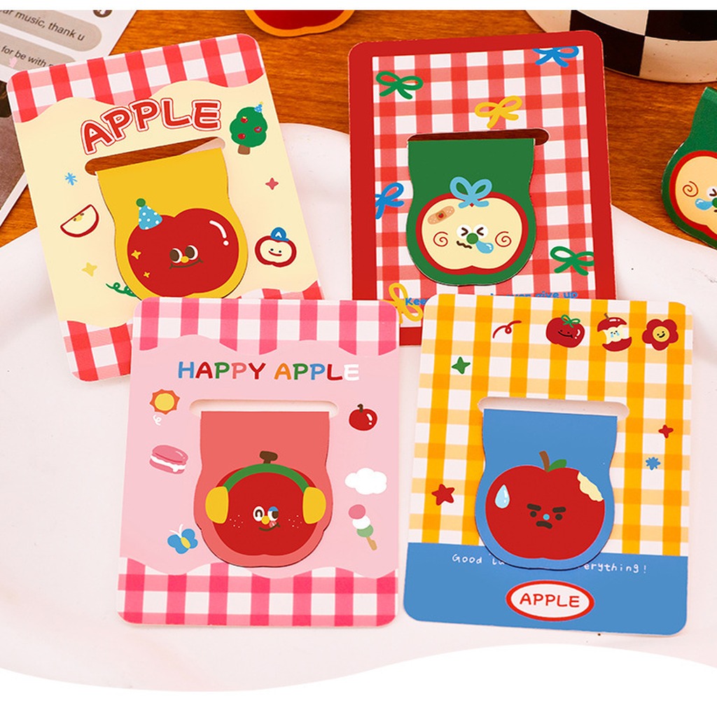 Cute Apple Shaped Magnetic Boo - Paperclip Magnetic Set 评论和价格