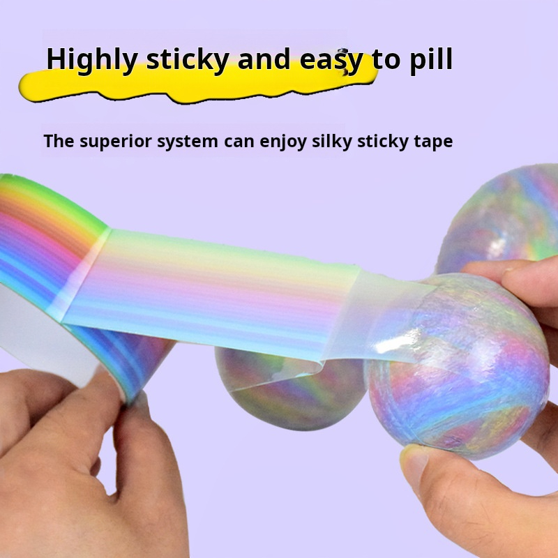 1pcs Rainbow Balls Sticky Ball - Glue Stick Pack 评论和价格