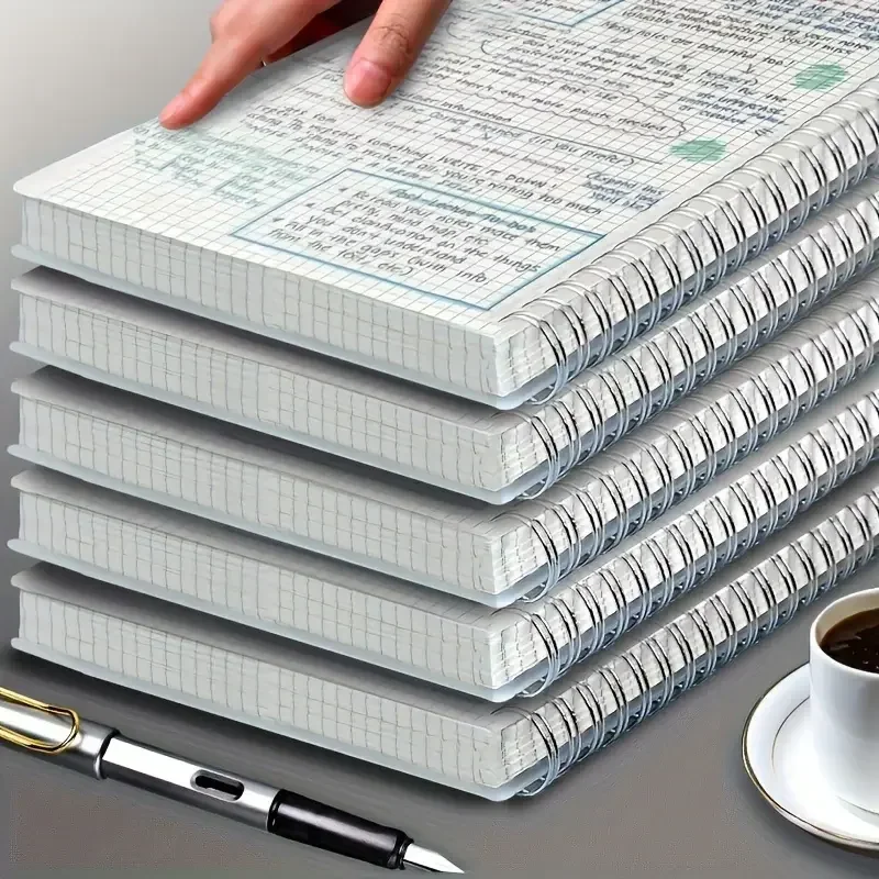 A5 Grid Spiral Notebook 160 Pa - Graph Paper Pad 评论和价格