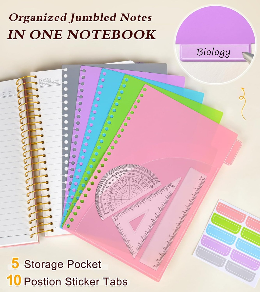 5 Subject Notebook College Rul - Graph Paper Pad 评论和价格