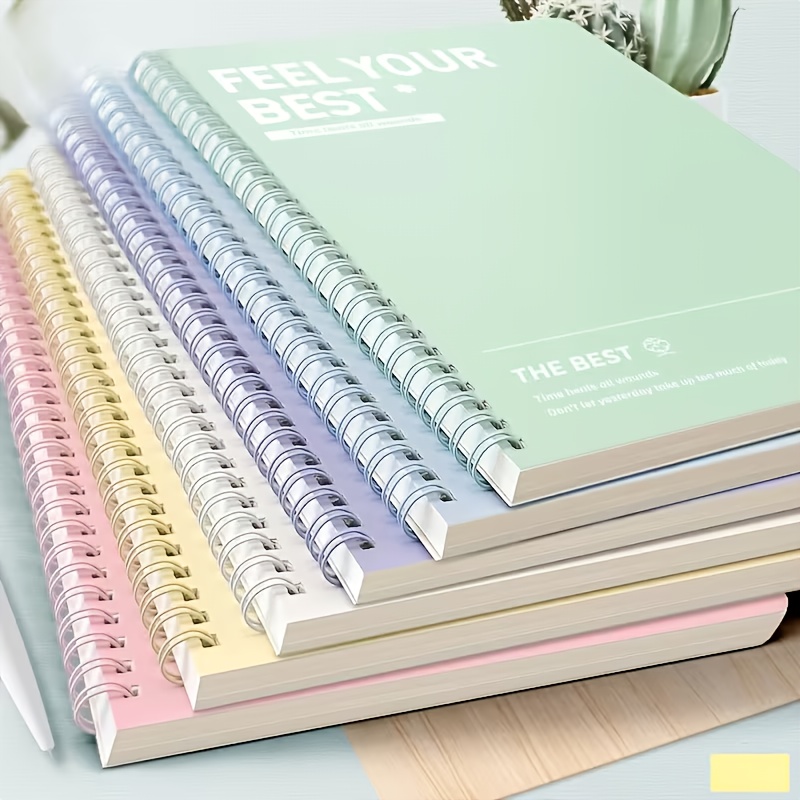 6pcs Spiral Notebook, Simple A - Graph Paper Pad 评论和价格