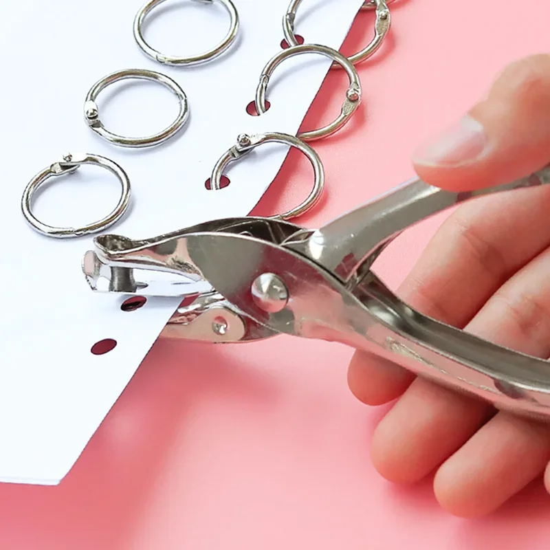 Metal 3/6mm Circular Hole Sing - Paper Punch 3 Hole 评论和价格