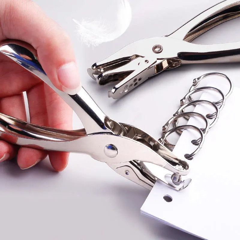 Metal 3/6mm Circular Hole Sing - Paper Punch 3 Hole 评论和价格