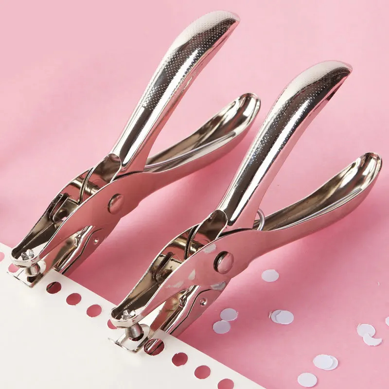 Metal 3/6mm Circular Hole Sing - Paper Punch 3 Hole 评论和价格