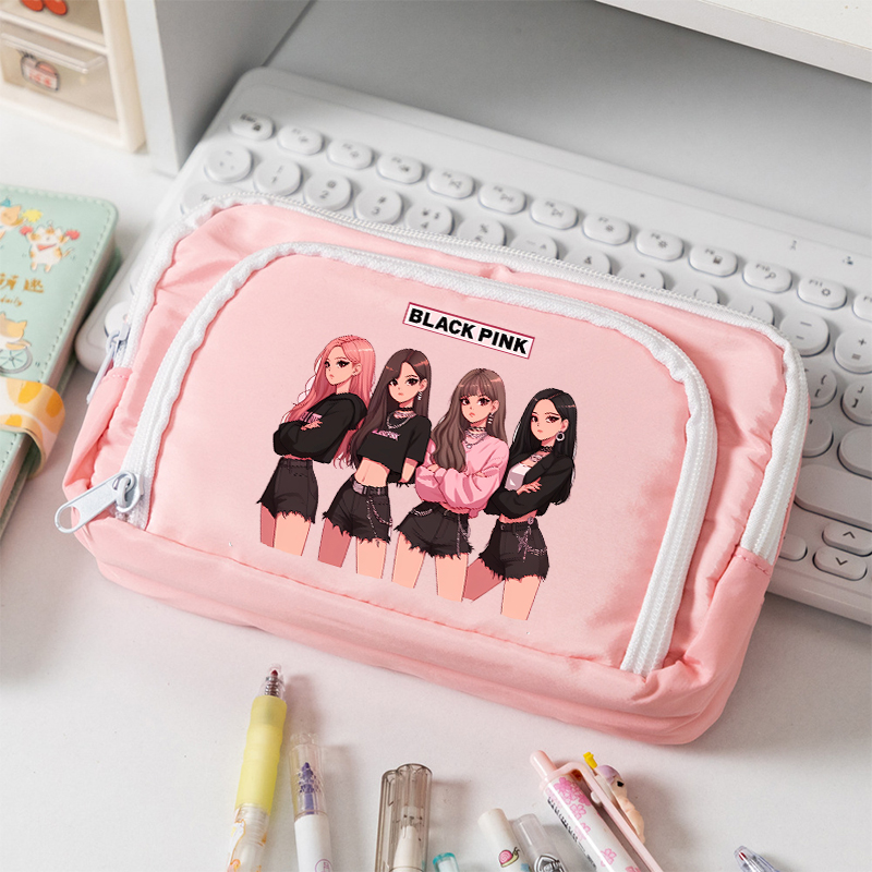 BlackPink Large Capacity Canva - Stationery Warehouse 评论和价格