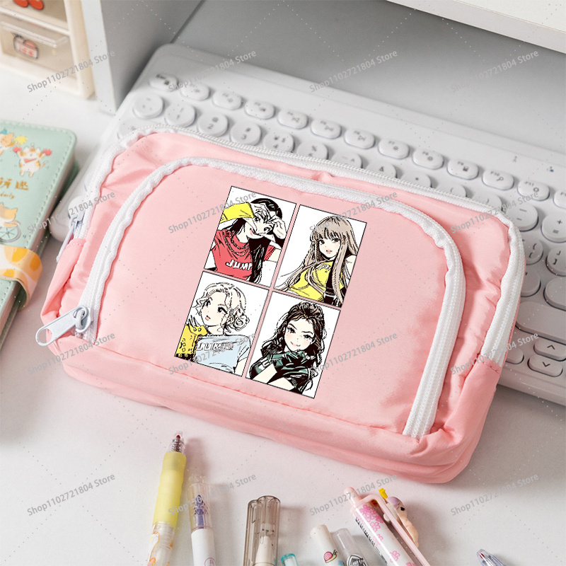 BlackPink Large Capacity Canva - Stationery Warehouse 评论和价格