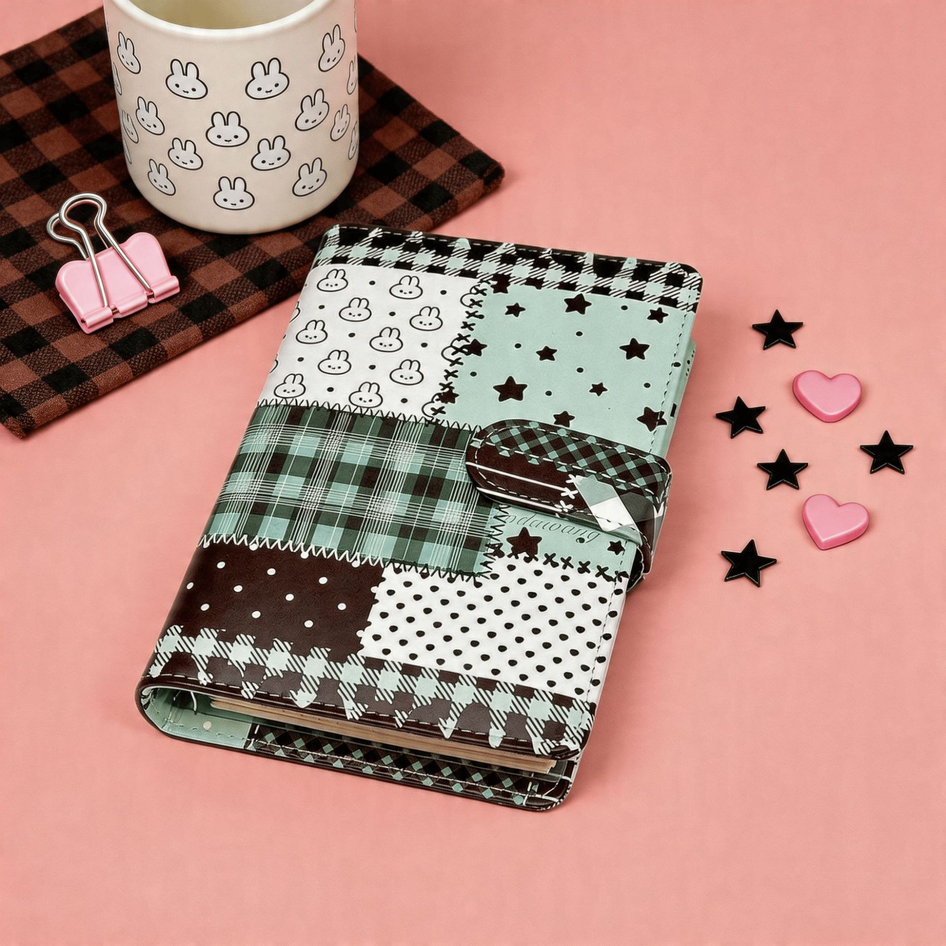A6 Green Spliced Grid Notebook - Graph Paper Pad 评论和价格