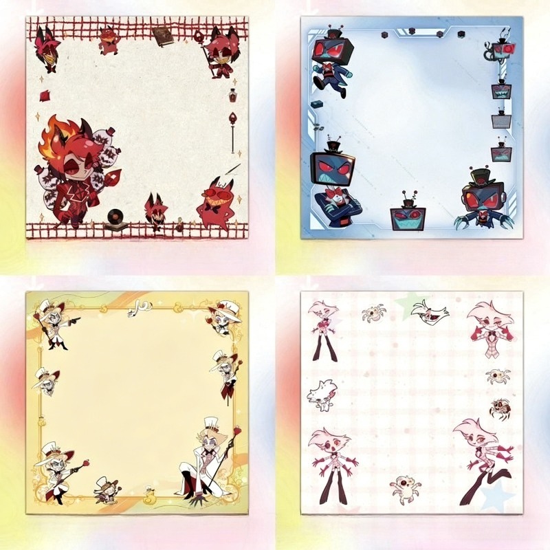 4Pcs Hazbin Hotel Zestial & Al - Stationery Warehouse 评论和价格