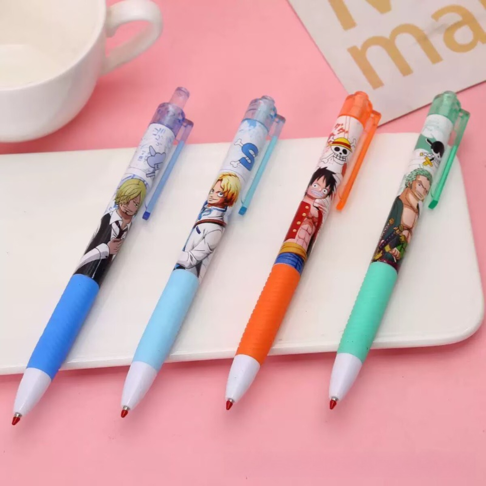 4/12/24Pcs  Anime One Piece Bl - Gel Ink Pen Set 评论和价格