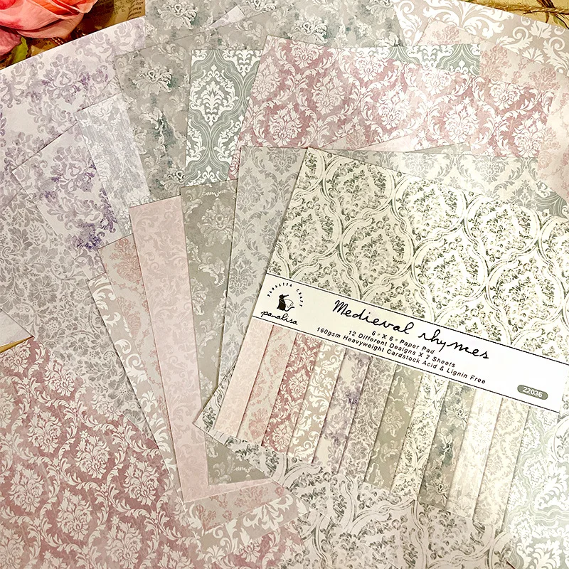 12 Sheet Baroque Pattern Scrap - Graph Paper Pad 评论和价格