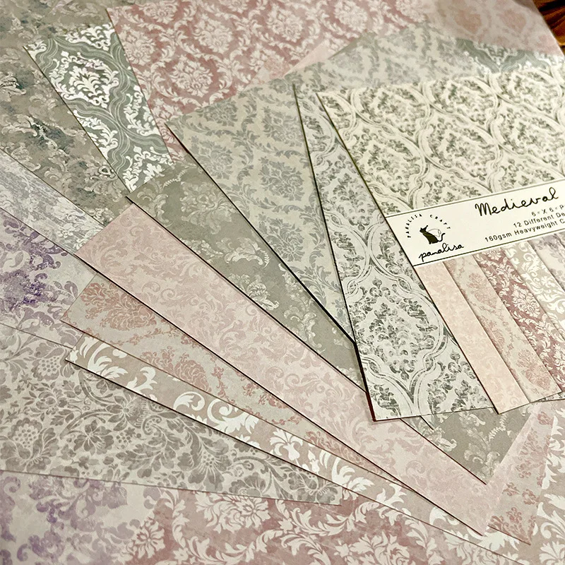 12 Sheet Baroque Pattern Scrap - Graph Paper Pad 评论和价格