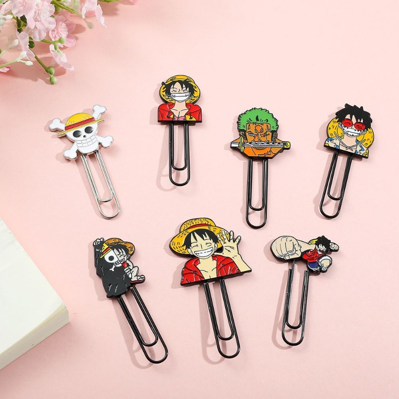 New One Piece Luffy Roronoa Zo - Paperclip Magnetic Set 评论和价格