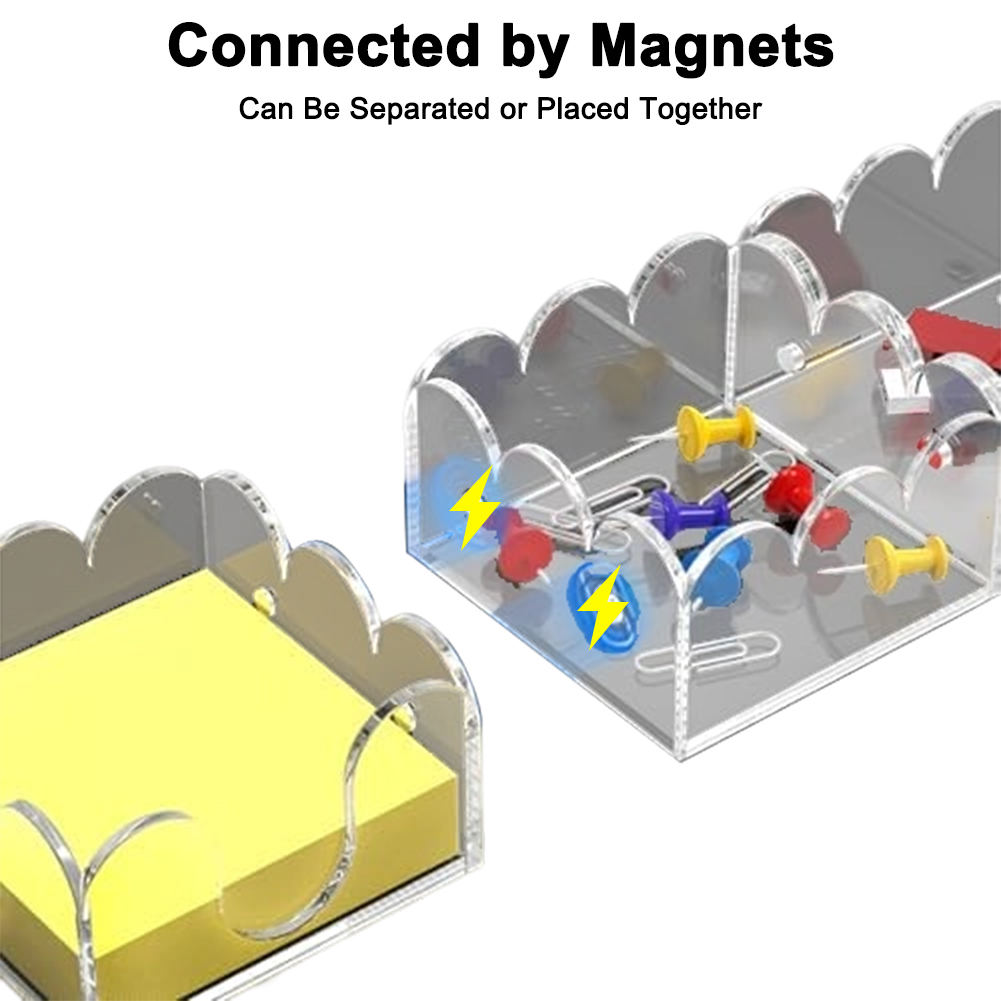 Magnetic 3-in-1 Acrylic Sticky - Paperclip Magnetic Set 评论和价格